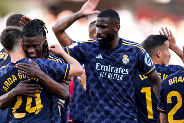 Arda Guler of Real Madrid celebrates a goal during the Spanish league, La Liga EA Sports, football match played between Granada CF and Real Madrid at Los Carmenes stadium on May 11, 2024 || Image credit: Imago