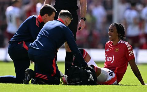 Leny Yoro: Will Manchester United defender be available for Europa League final against Spurs