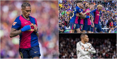 1 more win! Mbappe hat-trick not enough as Raphinha powers Barcelona to brink of LaLiga title