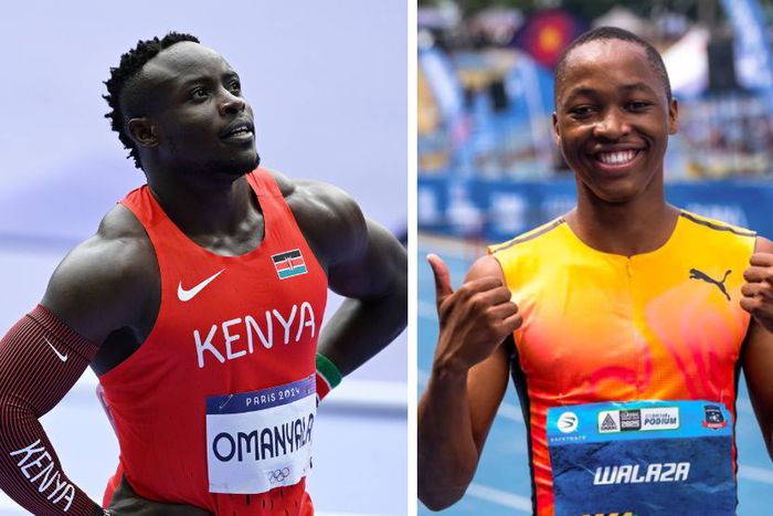 Bayanda Walaza and Ferdinand Omanyala.