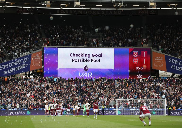 VAR disallowed West Ham's late goal || Imago