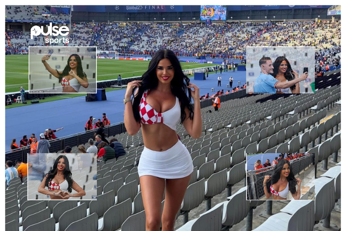 Ivana Knoll was present in Istanbul for the final between Man City and Inter Milan