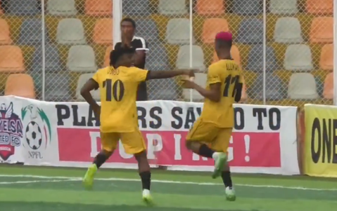 Barbie Boy Alukwu channeled his inner Victor Boniface after the opener in the NPFL tie.