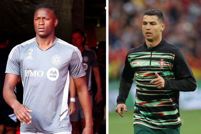 Victor Wanyama and Cristiano Ronaldo