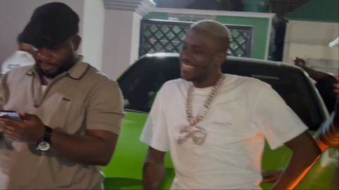 Victor Osimhen and Sabinus: Super Eagles star teams up with Nigerian Comedian