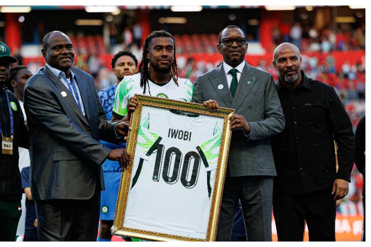 Iwobi expresses gratitude after 100th international cap