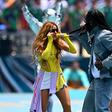 Shakira and Burna Boy perform at the FIFA World Cup opening ceremony in Mexico ((Photo by Tom Weller/picture alliance via Getty Images)