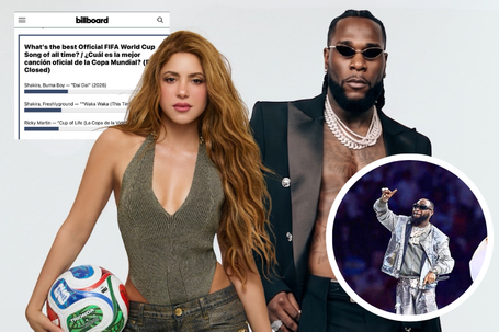 Shakira and Burna Boy’s ‘Dai Dai’ Beats Davido's 'Hayya Hayya' to Be Crowned the Greatest World Cup Anthem of All Time