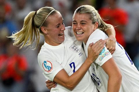 Arsenal star scores hat-trick as Rampant Lionesses thrash Norway 8-0 to make Euro history