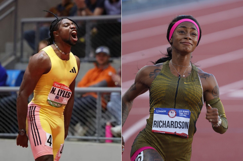 Noah Lyles, Sha'Carri Richardson gain huge social media following 'SPRINT' docuseries premier