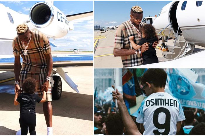 Victor Osimhen and daughter share special moment.