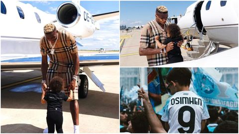 Super Eagles star Victor Osimhen shares sweet snap with daughter - But leaves mysterious message