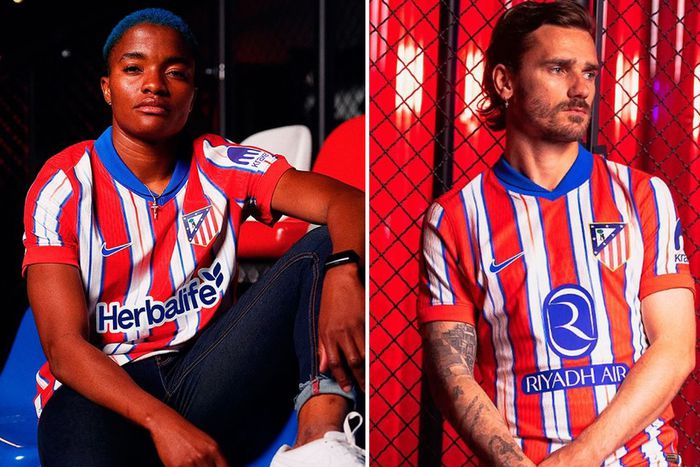 Atletico Madrid: Super Falcons star Rasheedat Ajibade models new kits for 2024/25 season