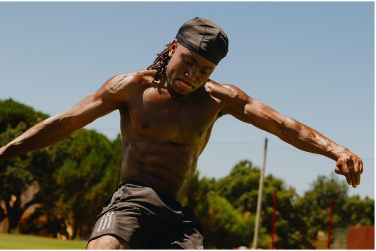Ademola Lookman training.