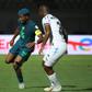 Rasheedat Ajibade, Super Falcons of Nigeria and Kesegofetse Mochawe of botswana during the 2024 Women s Africa Cup of Nations (Wafcon) beyween Botswana and Nigeria at Stade Larbi Zaouli on July 10, 2025 in Casablanca, Morocco. Photo by Justina Aniefiok