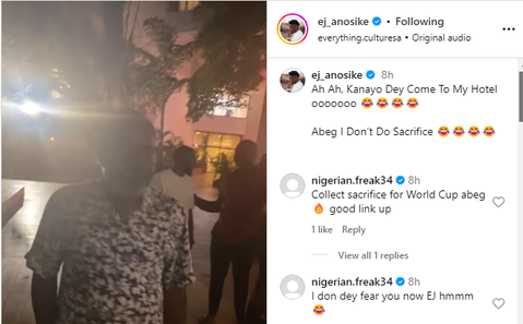 Some of the D'Tigers stars and their colleagues, who were also not on the team took to the comment section of Anosike's post to give their thoughts about Kanayo and the ritual possibility.