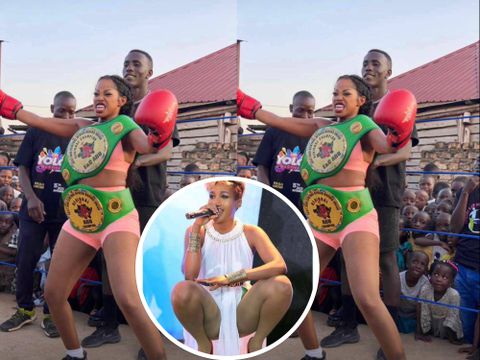 VIDEO: Sheebah trades punches in 'Tosobola' with Isaac Zebra ahead of battle with Cindy
