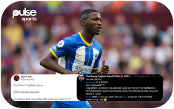 Moises Caicedo: Liverpool supporters make fun of Chelsea on social media after the Reds hijack deal