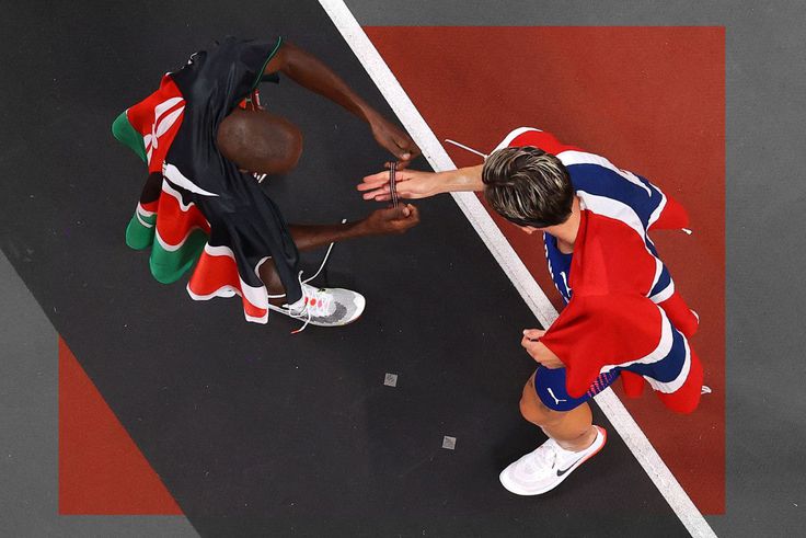 Timothy Cheruiyot reveals why he gave Jakob Ingebrigtsen a Kenyan bracelet at the Tokyo Olympics