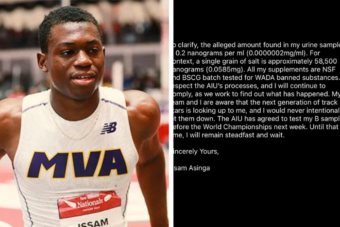 Issam Asinga releases statement on provisional suspension by the AIU