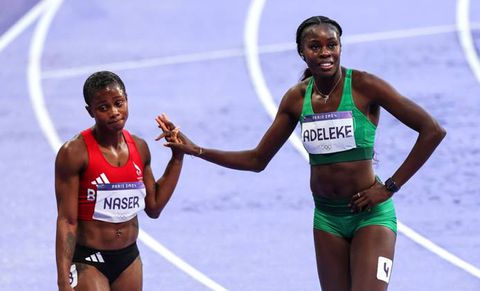 Salwa Eid Naser and Ireland's Rashidat Adeleke | Imago