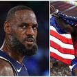 LeBron James (left) and Noah Lyles (right) both won gold for Team USA in the Paris 2024 Olympics.
