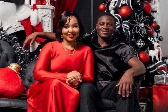 Victor Wanyama and Serah Teshna