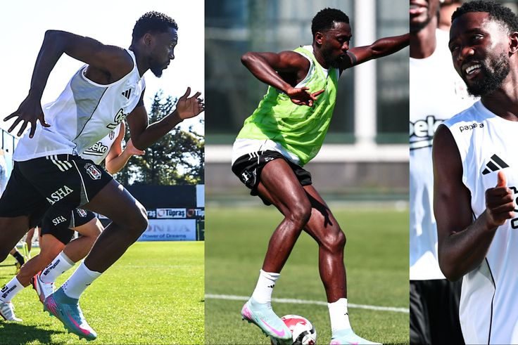 Super Eagles star Wilfred Ndidi trains with Besiktas ahead of his debut against St. Patrick's Athletic in his debut in the Europa Conference League.