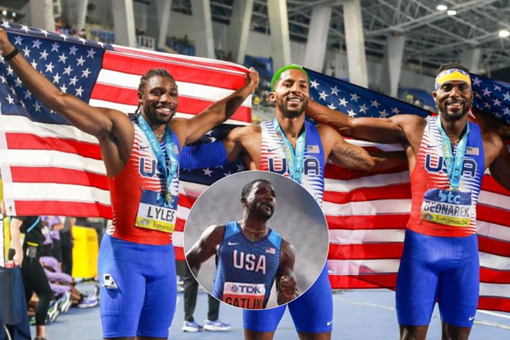 Justin Gatlin Explains Team USA’s Biggest 4x100m Relay Problem, How Kenny Bednarek, Noah Lyles Can Work Together