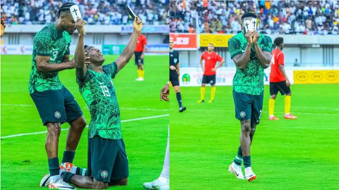 Super Eagles 6-0 Sao Tome: Awoniyi gives thanks to God after 2nd goal for Nigeria