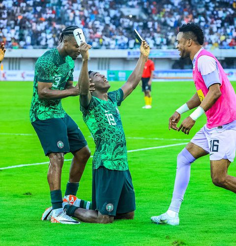 Awoniyi scored the third goal for the Super Eagles through a volley that went viral on social media. Image Credit - Taiwo Awoniyi/Instagram
