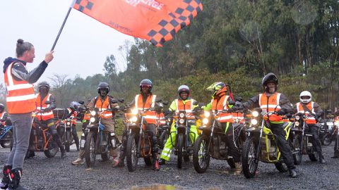 Thunder on trail as 300 Kibo bikers blaze from Nairobi to Naivasha