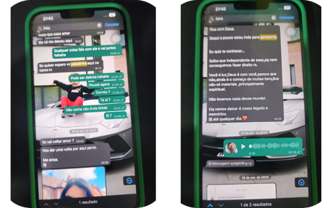 Antony's WhatsApp message || Photo Credit: Antony/Instagram