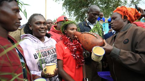 Pomp as form three student Purity Chepkirui is welcomed home after Diamond League exploits [PHOTOS]