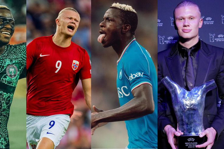 Osimhen and Norway's Erling Haaland are regarded as two of the best strikers in World football. Image Credit -Imago/Instagram/Osimhen