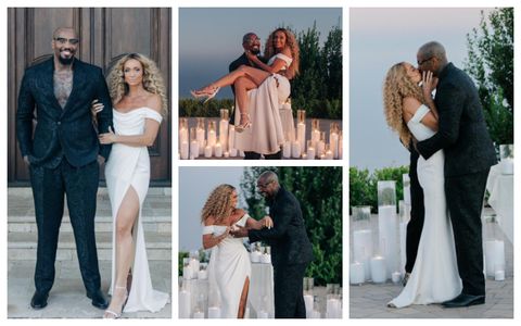 Popular TV presenter Kate Abdo ties the knot with long-time boyfriend Malik Scott