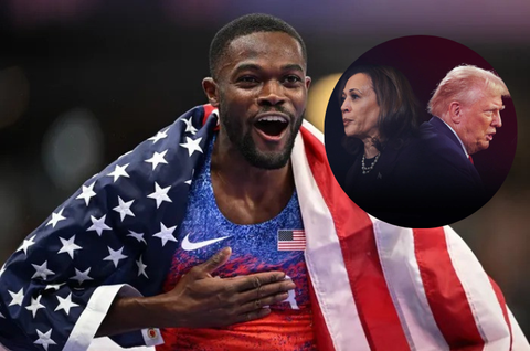 Harris-Trump debate: Olympic gold medallist Rai Benjamin reveals huge US presidential ambition