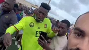 Onana loses his cool, pushes supporters away after error in Cameroon's loss