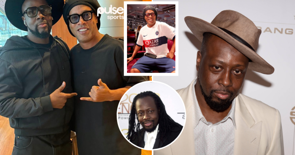 Ronaldinho: American rapper Wyclef links up with his Brazilian hero ...