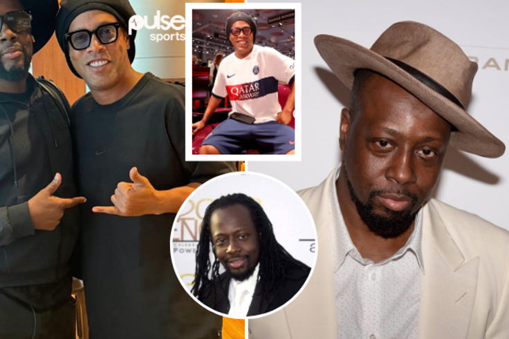 Ronaldinho: American rapper Wyclef links up with his Brazilian hero