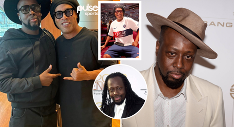 Ronaldinho: American rapper Wyclef links up with his Brazilian hero