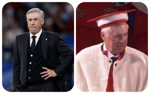 Carlo Ancelotti: Real Madrid coach bags Masters' degree from Italian University