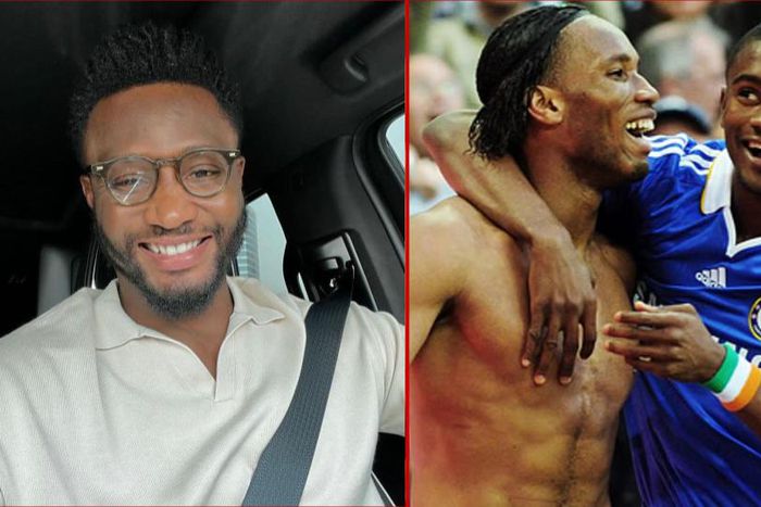 Former Chelsea stars Mikel Obi, Didier Drogba and Salomon Kalou || Image credit: Instagram/Evening Standard/Pulse Sports collage