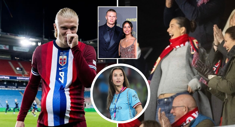 Erling Haaland’s pregnant girlfriend Isabel Haugseng flaunts adorable baby bump as Man City star set to be a dad