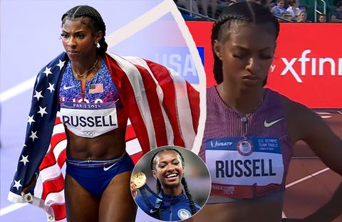 'When I look like that, know I ain't playing no games' - Masai Russell on the 'beast mode' that won her Olympic gold