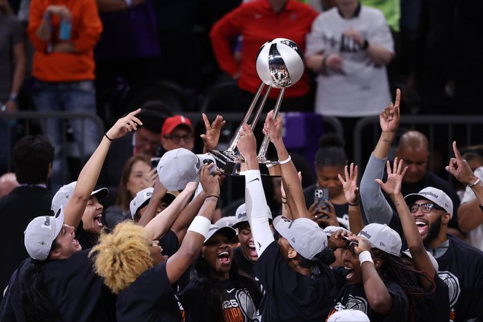 In Game 4 the Las Vegas Aces defeated the Phoenix Mercury 97-86 to sweep the 2025 WNBA Finals.