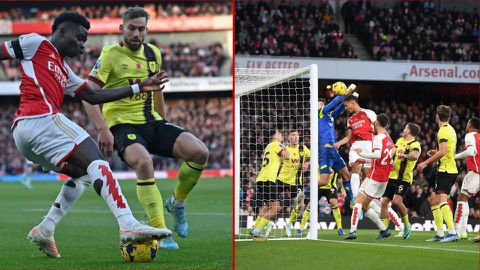 Arsenal vs Burnley: Saka shines as Gunners make easy work of Kompany's relegation candidates