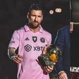 In a special ceremony held at DRV PNK Stadium on Friday night, Inter Miami CF honored team captain Lionel Messi for winning his record-tying eighth Ballon d'Or. Instagram/Leo Messi