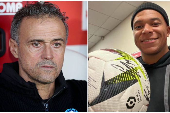 Luis Enrique wants more from Mbappe.