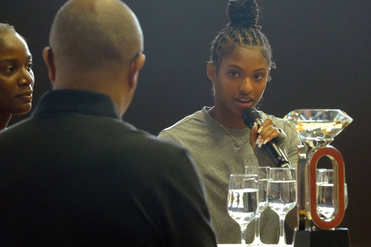 Masai Russell makes major campaign announcement after New Balance Grand Prix triumph.